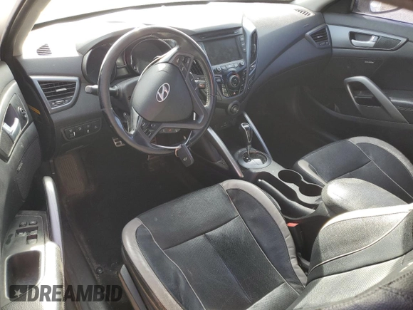2015 Hyundai Veloster Turbo with VIN KMHTC6AE5FU243883, listed as a Copart auction lot 87482514 with 159,499 mi miles and Clean title. Bid and sale history available at DreamBid. Image 8.