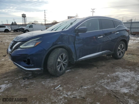 2020 Nissan Murano S with VIN 5N1AZ2AJ3LN112789, listed as a Copart auction lot 89358275 with 61,652 mi miles and Salvage Title. Bid and sale history available at carsss.com. Image 1.