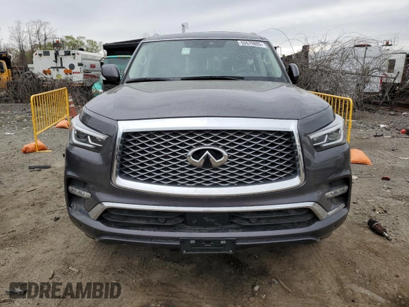 2024 Infiniti QX80 LUXE with VIN JN8AZ2AE8R9329431, listed as a Copart auction lot 52670805 with 32,635 mi miles and Non Repairable. Bid and sale history available at carsss.com. Image 5.