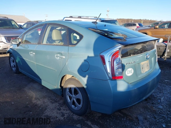 2014 Toyota Prius Four with VIN JTDKN3DU8E1763569, listed as a IAAI auction lot 41828531 with 63,083 mi miles. Bid and sale history available at carsss.com. Image 3.