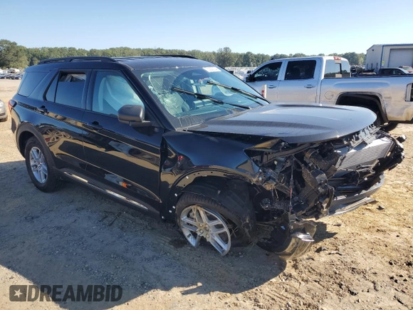 2025 Ford Explorer Active with VIN 1FMUK8DH2SGA23313, listed as a Copart auction lot 73222004 with 646 mi miles and Salvage Title. Bid and sale history available at carsss.com. Image 4.