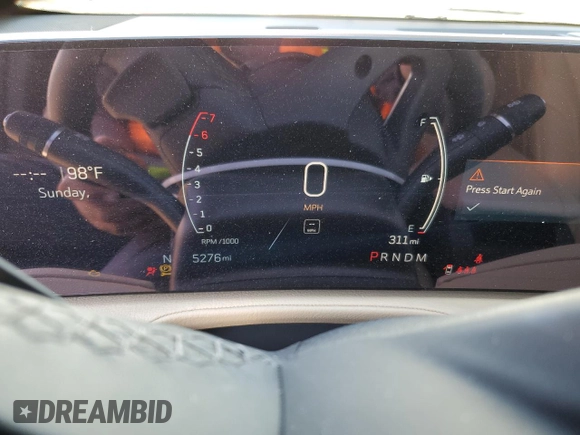2024 Cadillac XT4 FWD Premium Luxury z VIN 1GYFZCR44RF239840, wystawiony jako Copart lot #48870445 z przebiegiem 5 276 mil mil oraz Szkoda całkowita • Salvage title. Historia ofert i sprzedaży dostępna na DreamBid. Obrazek 9.