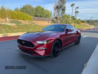 2019 Ford Mustang GT with VIN 1FA6P8CF8K5168730, listed as a Copart auction lot 62222515 with 42,889 mi miles and Salvage title. Bid and sale history available at DreamBid. Image 2.