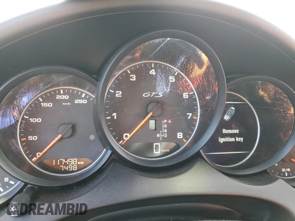 2017 Porsche Cayenne GTS with VIN WP1AD2A22HLA82424, listed as a Copart auction lot 46369454 with 117,498 mi miles and . Bid and sale history available at DreamBid. Image 9.