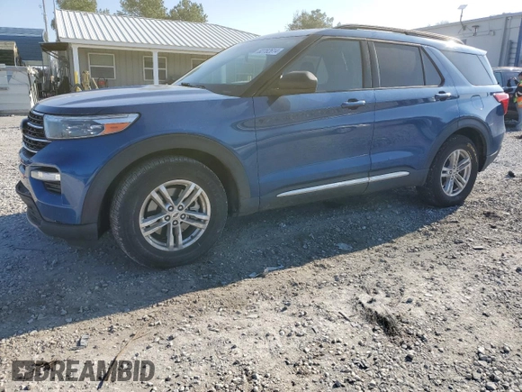 2020 Ford Explorer XLT z VIN 1FMSK7DHXLGA64596, wystawiony jako Copart lot #82782614 z przebiegiem 166 977 mil mil oraz Szkoda całkowita • Salvage title. Historia ofert i sprzedaży dostępna na DreamBid. Obrazek 1.