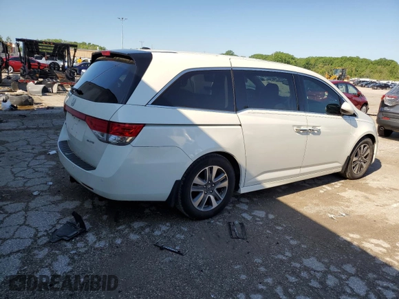 2017 Honda Odyssey Touring с VIN 5FNRL5H96HB015940, выставлен на аукционе Copart как лот 53110764 с пробегом 124 819 миль миль и Списание • Salvage title. История ставок и продаж доступна на DreamBid. Изображение 3.