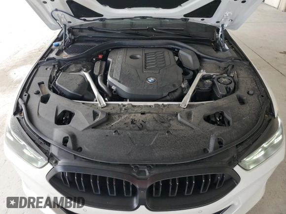 2023 BMW 8 Series 840i with VIN WBAGV4C00PCL13414, listed as a Copart auction lot 51512755 with 23,133 mi miles and Salvage title. Bid and sale history available at DreamBid. Image 11.