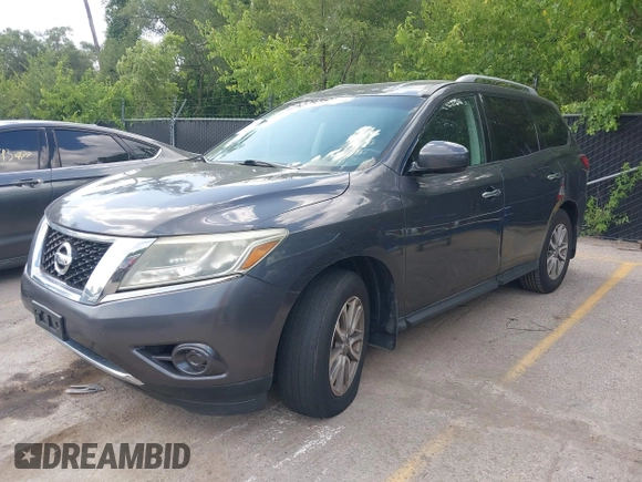2014 Nissan Pathfinder Platinum with VIN 5N1AR2MM7EC723672, listed as a IAAI auction lot 42532350 with 151,566 mi miles and . Bid and sale history available at DreamBid. Image 2.