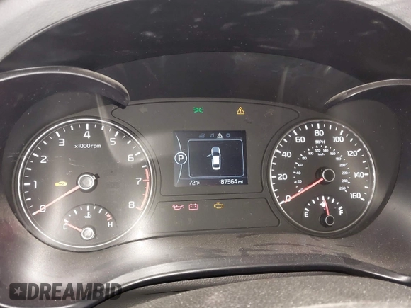 2018 Kia Optima EX with VIN 5XXGU4L35JG193343, listed as a IAAI auction lot 42100264 with 87,364 mi miles and . Bid and sale history available at carsss.com. Image 7.