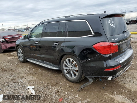 2015 Mercedes-Benz GL-Class GL 450 with VIN 4JGDF6EE8FA502082, listed as a Copart auction lot 73411452 with 72,766 mi miles. Bid and sale history available at carsss.com. Image 2.