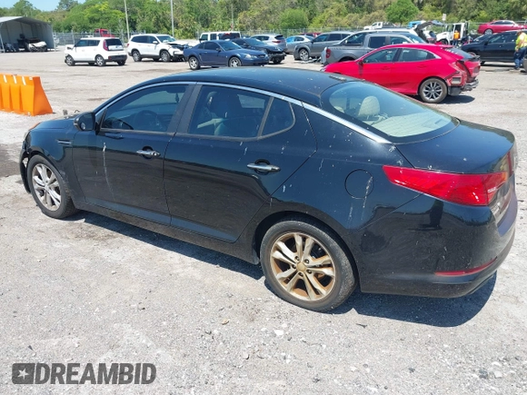 2012 Kia Optima EX with VIN 5XXGN4A70CG042190, listed as a IAAI auction lot 42003619 with 189,622 mi miles. Bid and sale history available at carsss.com. Image 3.