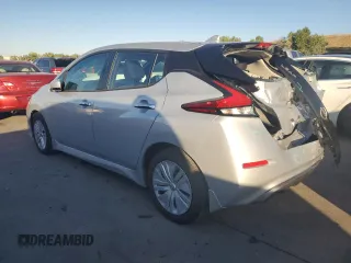2025 Nissan LEAF S with VIN 1N4AZ1BV0SC560195, listed as a Copart auction lot 73803714 with 1,728 mi miles and Salvage Title. Bid and sale history available at carsss.com. Image 2.