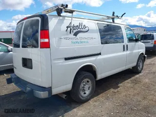 2019 Chevrolet Express Cargo Van with VIN 1GCWGAFG5K1341990, listed as a IAAI auction lot 41833132 with 79,532 mi miles. Bid and sale history available at carsss.com. Image 4.