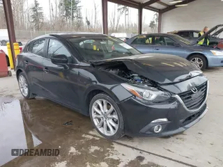 2014 Mazda 3 S Grand Touring with VIN JM1BM1M31E1150126, listed as a IAAI auction lot 41813519 with 103,578 mi miles and . Bid and sale history available at DreamBid. Image 1.
