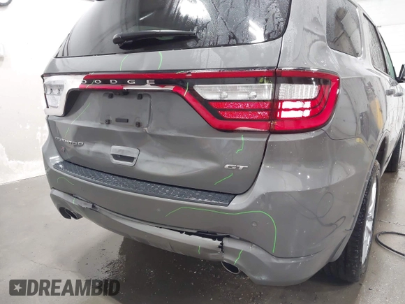 2022 Dodge Durango GT with VIN 1C4RDJDG0NC183169, listed as a IAAI auction lot 41906679 with 33,386 mi miles and . Bid and sale history available at DreamBid. Image 6.