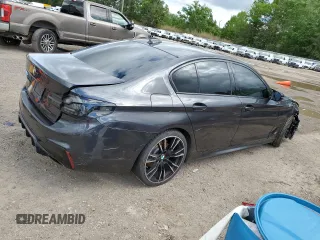 2019 BMW 5 Series 530i with VIN WBAJA5C53KWW30663, listed as a Copart auction lot 52177985 with 116,233 mi miles and Salvage Title. Bid and sale history available at carsss.com. Image 3.