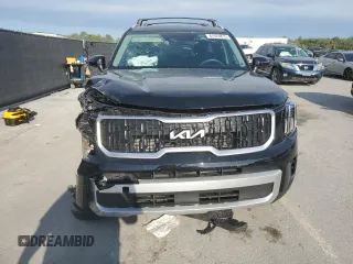 2025 Kia Telluride EX with VIN 5XYP34GC5SG568304, listed as a Copart auction lot 61524815 with 12,491 mi miles and Salvage title. Bid and sale history available at DreamBid. Image 5.