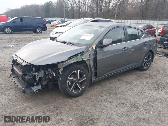 2024 Nissan Sentra SV z VIN 3N1AB8CV4RY222342, wystawiony jako IAAI lot #41786619 z przebiegiem 32 968 mil mil oraz . Historia ofert i sprzedaży dostępna na DreamBid. Obrazek 21.