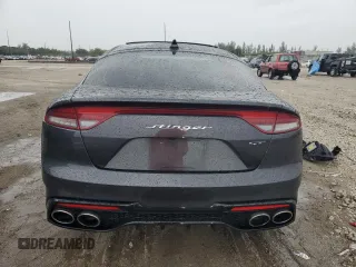 2022 Kia Stinger GT1 with VIN KNAE45LC4N6100200, listed as a Copart auction lot 46288765 with 35,873 mi miles and Non Repairable. Bid and sale history available at DreamBid. Image 6.