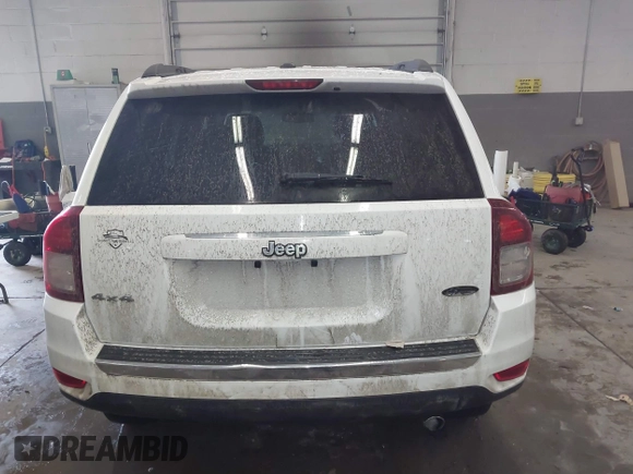 2016 Jeep Compass High Altitude Edition with VIN 1C4NJDEB6GD733760, listed as a IAAI auction lot 41667712 with 119,789 mi miles. Bid and sale history available at carsss.com. Image 17.