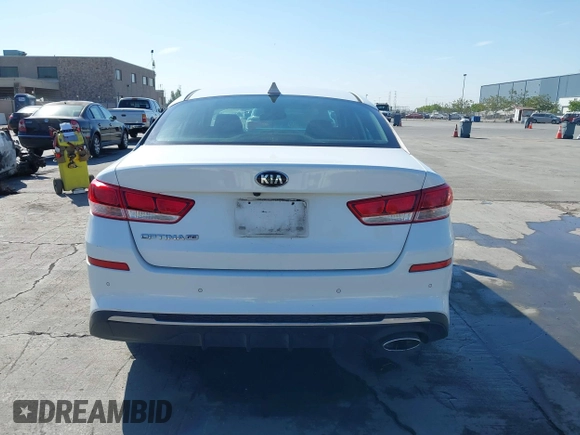 2019 Kia Optima LX with VIN 5XXGT4L33KG324175, listed as a IAAI auction lot 42139795 with 105,273 mi miles. Bid and sale history available at carsss.com. Image 16.