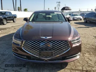 2021 Genesis G90 Premium with VIN KMTF34PA7MU090254, listed as a Copart auction lot 82356773 with 22,132 mi miles and . Bid and sale history available at carsss.com. Image 5.