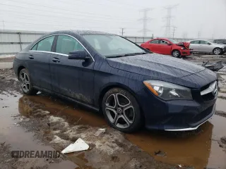 2018 Mercedes-Benz CLA 250 with VIN WDDSJ4GB4JN525190, listed as a Copart auction lot 40323784 with 76,039 mi miles and . Bid and sale history available at DreamBid. Image 4.