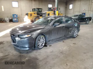 2019 Mazda 3 w/Select Pkg with VIN JM1BPACL6K1110550, listed as a Copart auction lot 46606075 with 51,093 mi miles and Salvage Title. Bid and sale history available at carsss.com. Image 1.