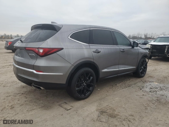 2022 Acura MDX w/Technology Package with VIN 5J8YD9H46NL012437, listed as a Copart auction lot 43722385 with 0 mi miles and Salvage Title. Bid and sale history available at carsss.com. Image 3.