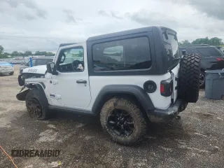 2022 Jeep Wrangler Sport with VIN 1C4GJXAN8NW174725, listed as a Copart auction lot 62150515 with 40,026 mi miles and Non repairable. Bid and sale history available at DreamBid. Image 2.