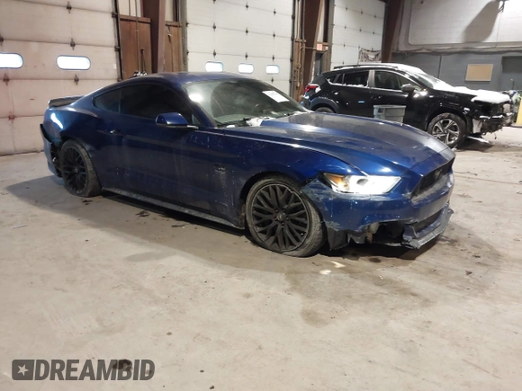 2015 Ford Mustang GT with VIN 1FA6P8CF1F5379452, listed as a IAAI auction lot 41355235 with 128,257 mi miles and . Bid and sale history available at DreamBid. Image 1.