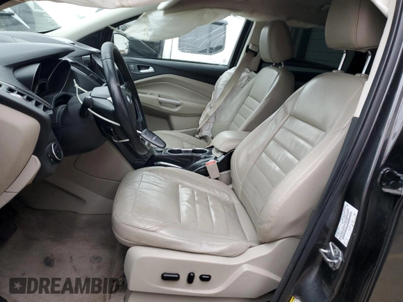 2016 Ford Escape Titanium with VIN 1FMCU0J96GUB31124, listed as a Copart auction lot 44038295 with 208,780 mi miles and Salvage Title. Bid and sale history available at carsss.com. Image 7.