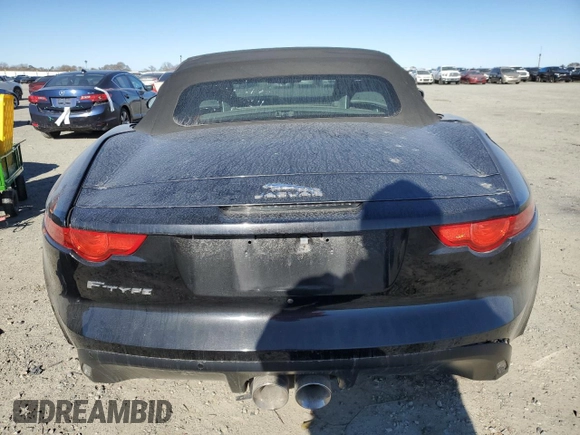 2014 Jaguar F-Type V6 with VIN SAJWA6E75E8K03346, listed as a Copart auction lot 88558275 with Not Provided miles and Salvage Title. Bid and sale history available at DreamBid. Image 6.