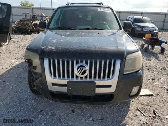2011 Mercury Mariner Premier with VIN 4M2CN8HG7BKJ02153, listed as a Copart auction lot 66749194 with 0 mi miles and Salvage Title. Bid and sale history available at carsss.com. Image 5.