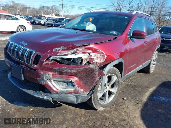 2019 Jeep Cherokee Limited with VIN 1C4PJMDX6KD337276, listed as a IAAI auction lot 41572575 with 76,233 mi miles and . Bid and sale history available at DreamBid. Image 2.