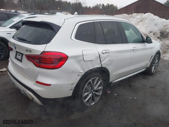 2018 BMW X3 xDrive30i with VIN 5UXTR9C5XJLC78985, listed as a IAAI auction lot 41727449 with 41,566 mi miles. Bid and sale history available at carsss.com. Image 4.