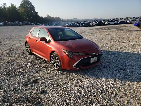 2019 Toyota Corolla Hatchback SE with VIN JTNK4RBE0K3014696, listed as a Copart auction lot 74961484 with 54,564 mi miles and Clean Title. Bid and sale history available at carsss.com. Image 11.