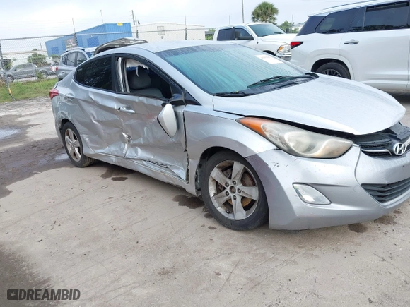 2011 Hyundai Elantra Ltd with VIN KMHDH4AE2BU148377, listed as a IAAI auction lot 41925933 with 189,669 mi miles. Bid and sale history available at carsss.com. Image 6.