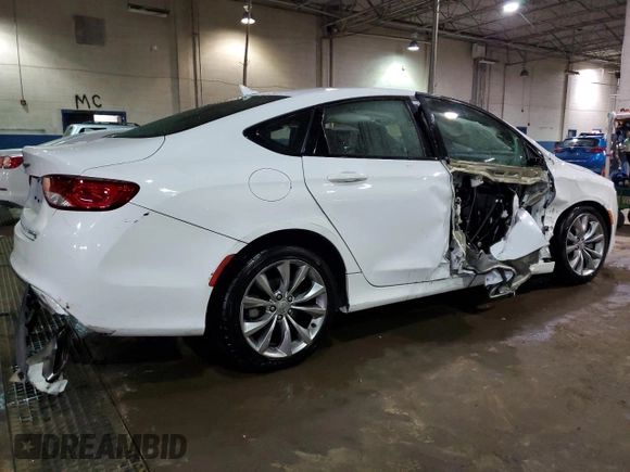 2016 Chrysler 200 S with VIN 1C3CCCBGXGN121894, listed as a Copart auction lot 83615744 with 115,326 mi miles and Clean Title. Bid and sale history available at carsss.com. Image 3.