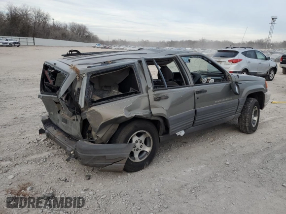 1996 Jeep Grand Cherokee Laredo with VIN 1J4FX58S0TC190128, listed as a Copart auction lot 42830345 with 0 mi miles and Salvage Title. Bid and sale history available at carsss.com. Image 3.
