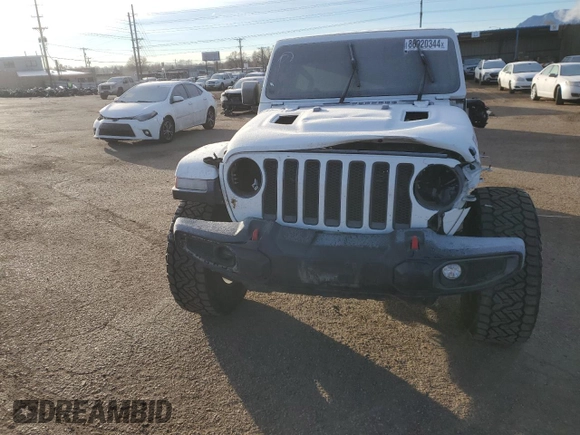 2021 Jeep Wrangler Unlimited Rubicon with VIN 1C4JJXFM2MW520188, listed as a Copart auction lot 86920344 with 91,861 mi miles and Salvage Title. Bid and sale history available at carsss.com. Image 5.