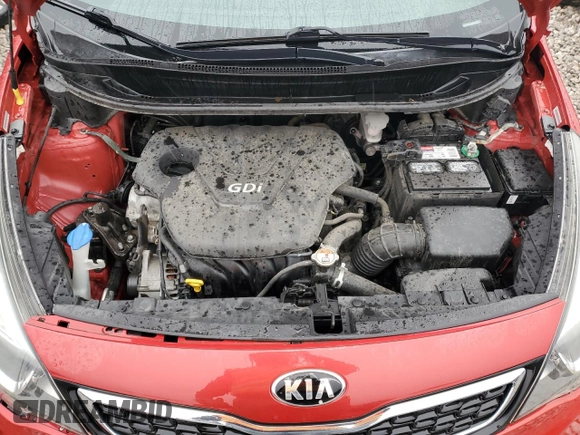 2015 Kia Rio EX with VIN KNADN4A34F6448442, listed as a Copart auction lot 43217555 with 111,082 mi miles and Salvage Title. Bid and sale history available at carsss.com. Image 12.