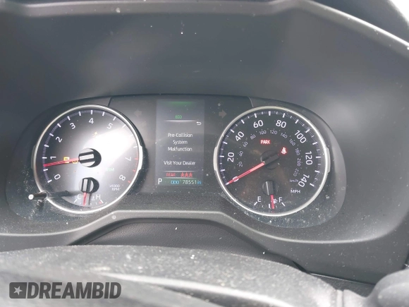 2019 Toyota RAV4 LE with VIN 2T3G1RFV9KW054009, listed as a IAAI auction lot 41878271 with 78,551 mi miles and . Bid and sale history available at DreamBid. Image 7.