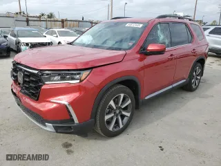 2023 Honda Pilot Touring with VIN 5FNYG1H76PB027608, listed as a Copart auction lot 54612445 with 22,091 mi miles and Salvage Title. Bid and sale history available at carsss.com. Image 1.