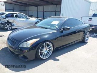 2008 Infiniti G37 Coupe Journey with VIN JNKCV64E38M104430, listed as a IAAI auction lot 42140403 with 134,834 mi miles. Bid and sale history available at carsss.com. Image 2.