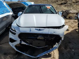 2022 Genesis G70 3.3T with VIN KMTG54TE3NU102585, listed as a Copart auction lot 49923945 with 34,974 mi miles and Salvage title. Bid and sale history available at DreamBid. Image 5.