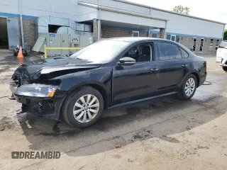2012 Volkswagen Passat S with VIN 1VWAP7A3XCC050387, listed as a Copart auction lot 60415075 with 137,099 mi miles and Salvage title. Bid and sale history available at DreamBid. Image 1.