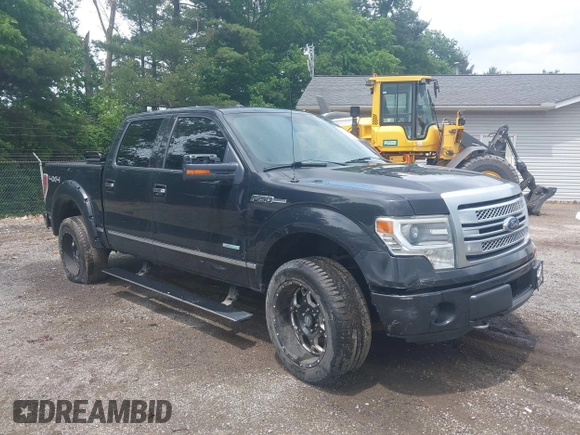 2014 Ford F-150 XL with VIN 1FTFW1ET9EFC24583, listed as a IAAI auction lot 42454980 with 158,364 mi miles and . Bid and sale history available at DreamBid. Image 1.