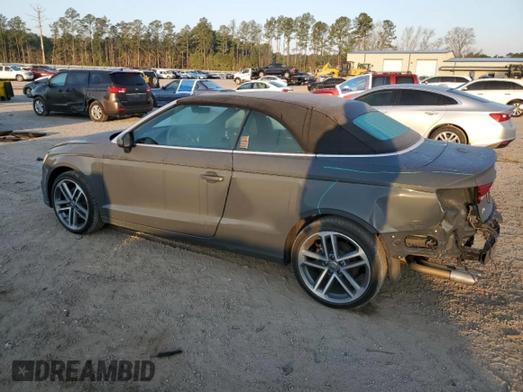 2019 Audi A3 Cabriolet Premium z VIN WAU6ULFF8K1032863, wystawiony jako Copart lot #49091545 z przebiegiem 33 479 mil mil oraz Szkoda całkowita • Salvage title. Historia ofert i sprzedaży dostępna na DreamBid. Obrazek 2.