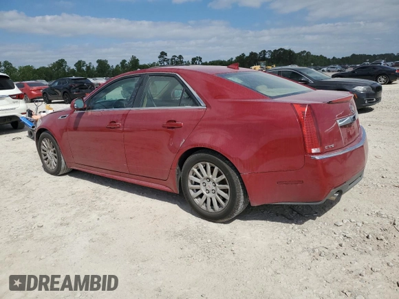 2012 Cadillac CTS Luxury with VIN 1G6DE5E56C0135964, listed as a Copart auction lot 53089505 with 114,258 mi miles and Salvage title. Bid and sale history available at DreamBid. Image 2.